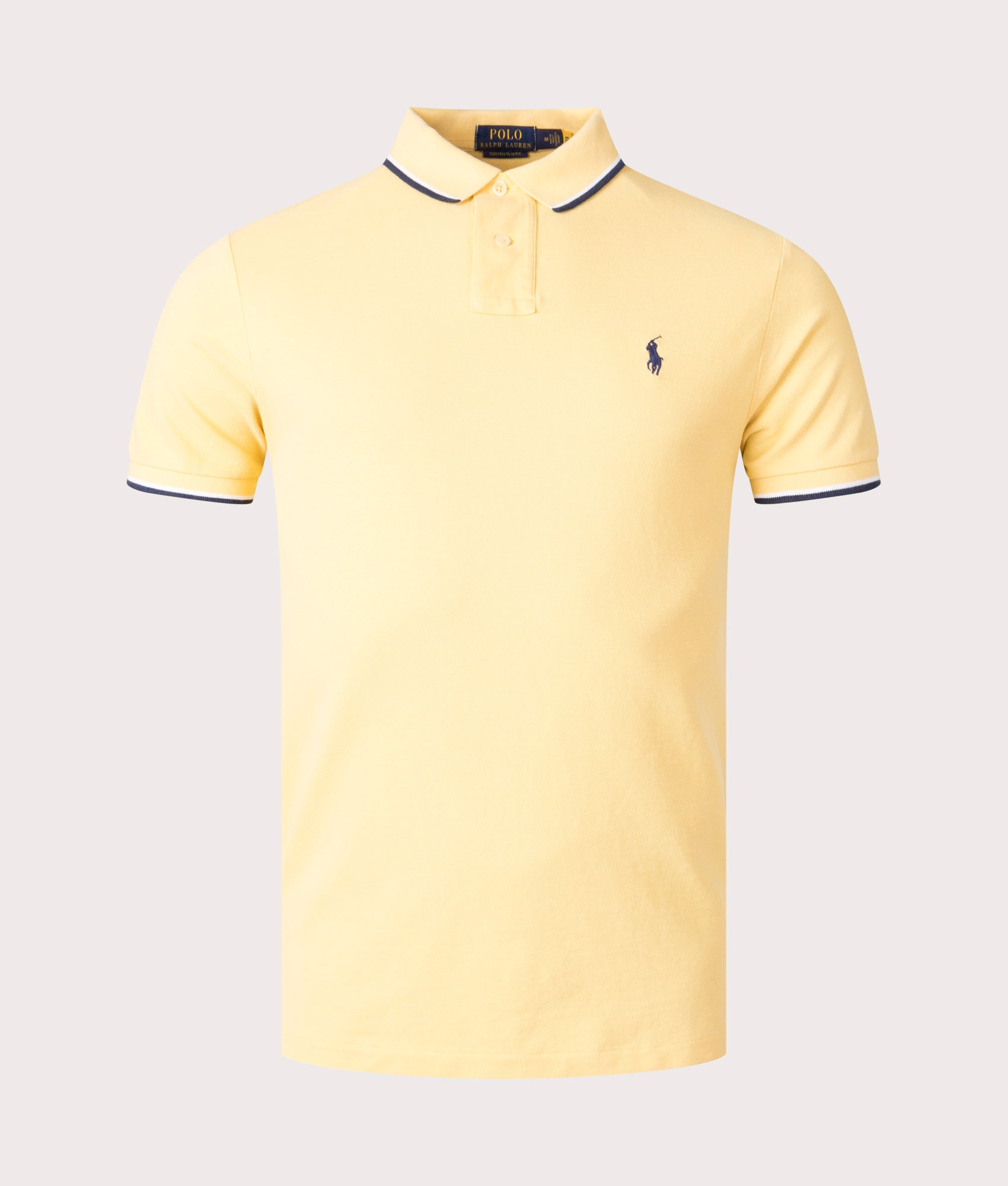 Custom Slim Fit Mesh Polo Shirt