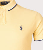 Custom Slim Fit Mesh Polo Shirt