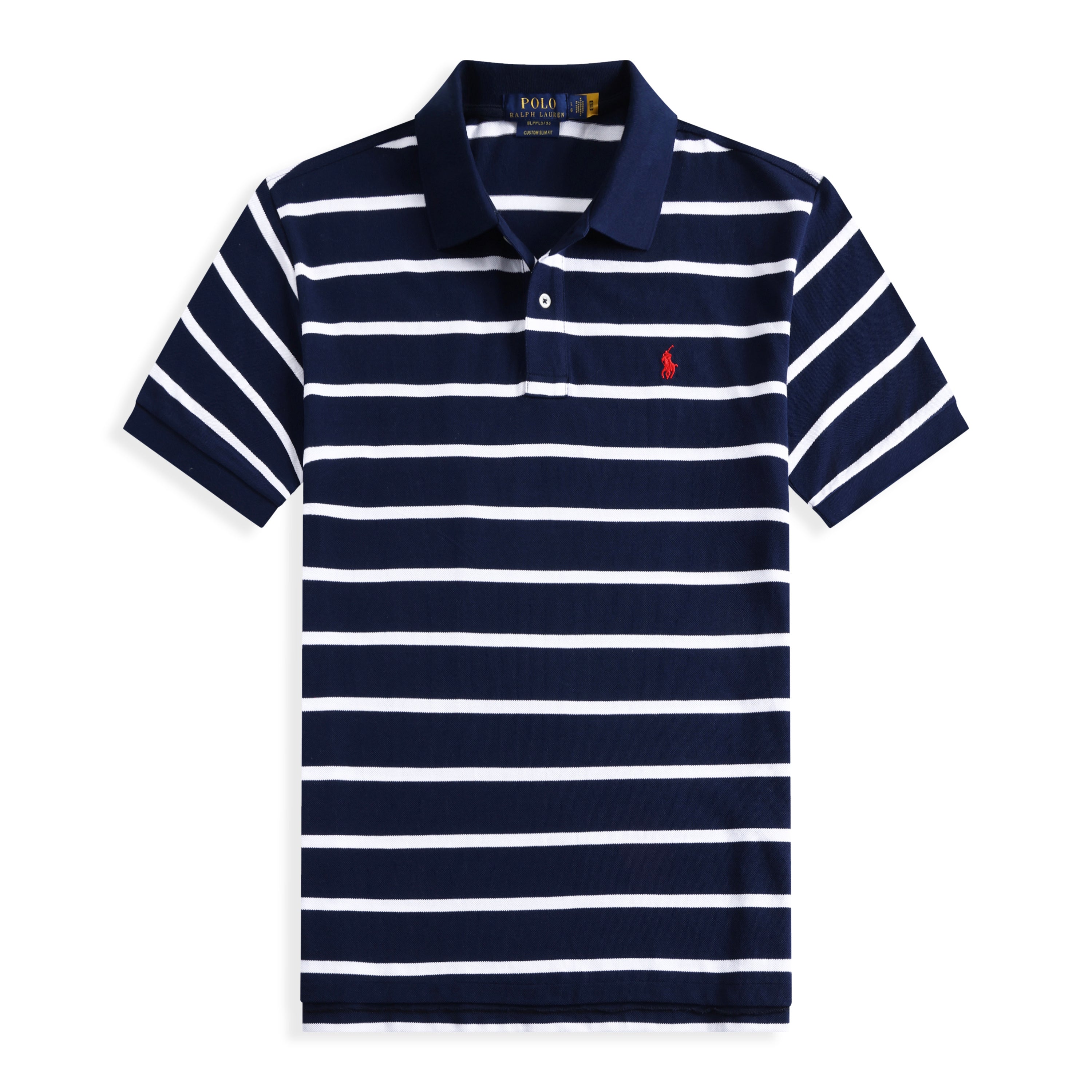 Vintage striped polo shirt