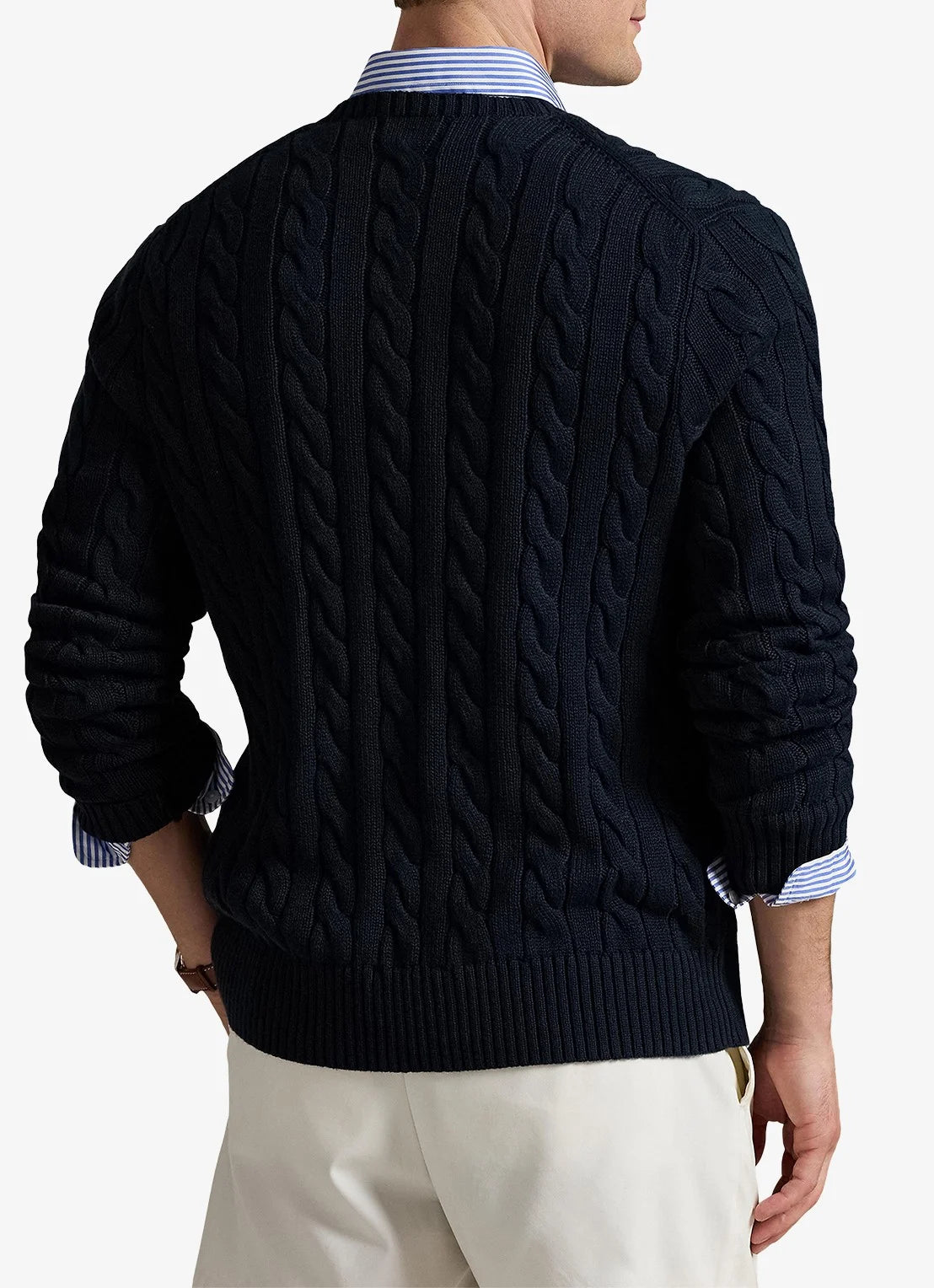 Cable-Knit Cotton Jumper