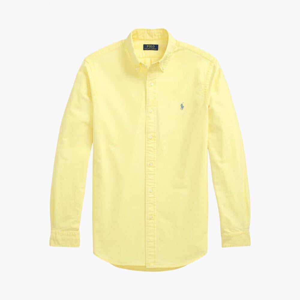 Slim Fit Garment-Dyed Oxford Shirt