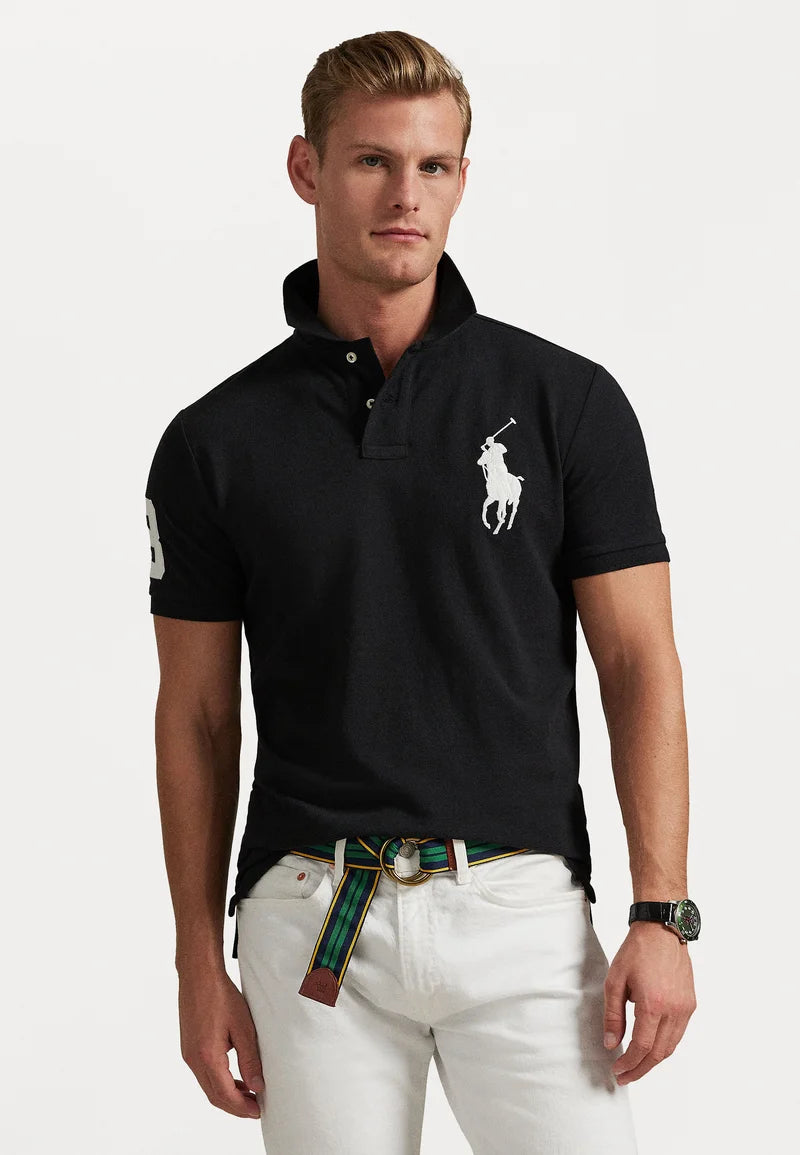 Custom Slim Fit Mesh Polo
