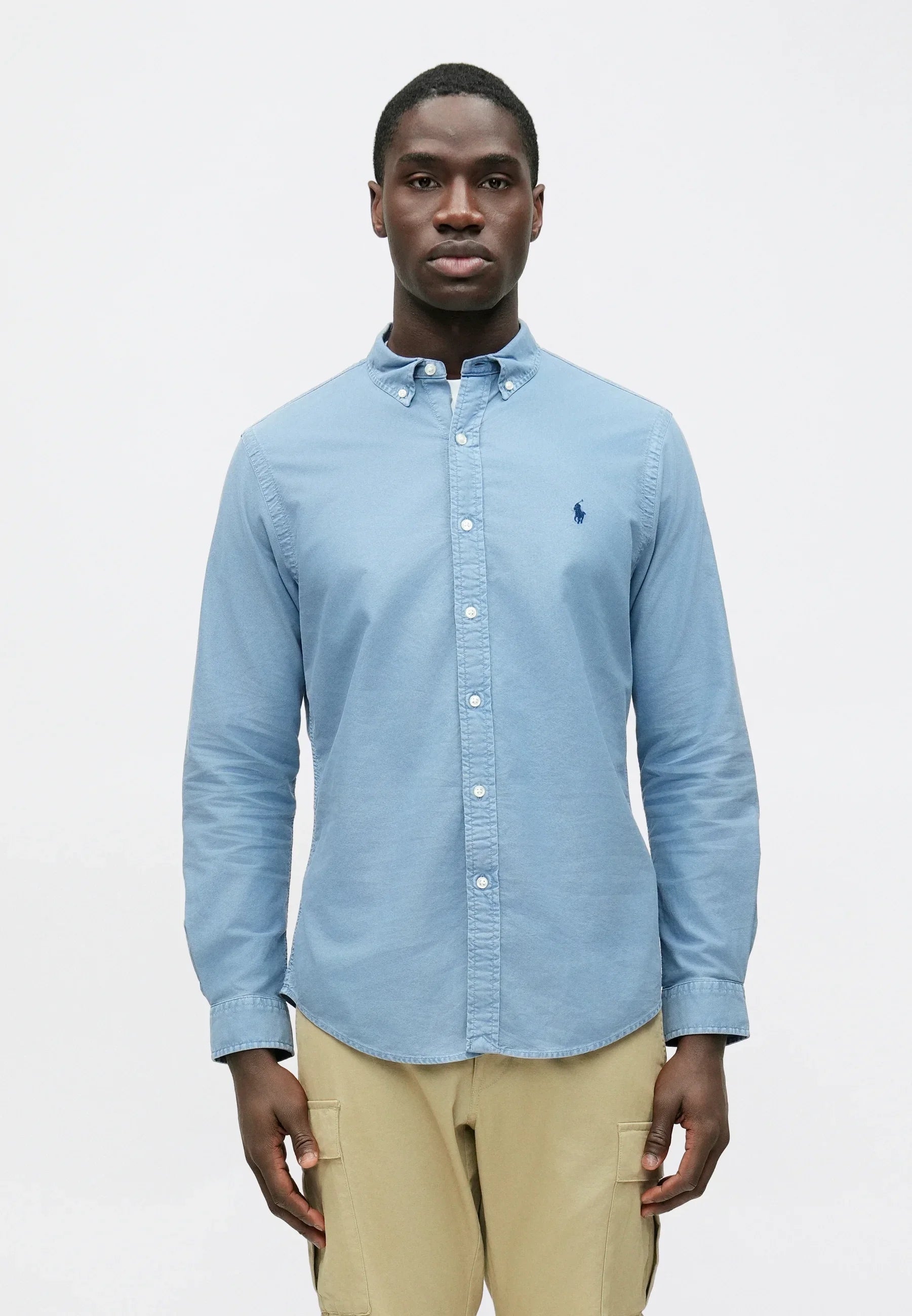 Slim Fit Garment-Dyed Oxford Shirt