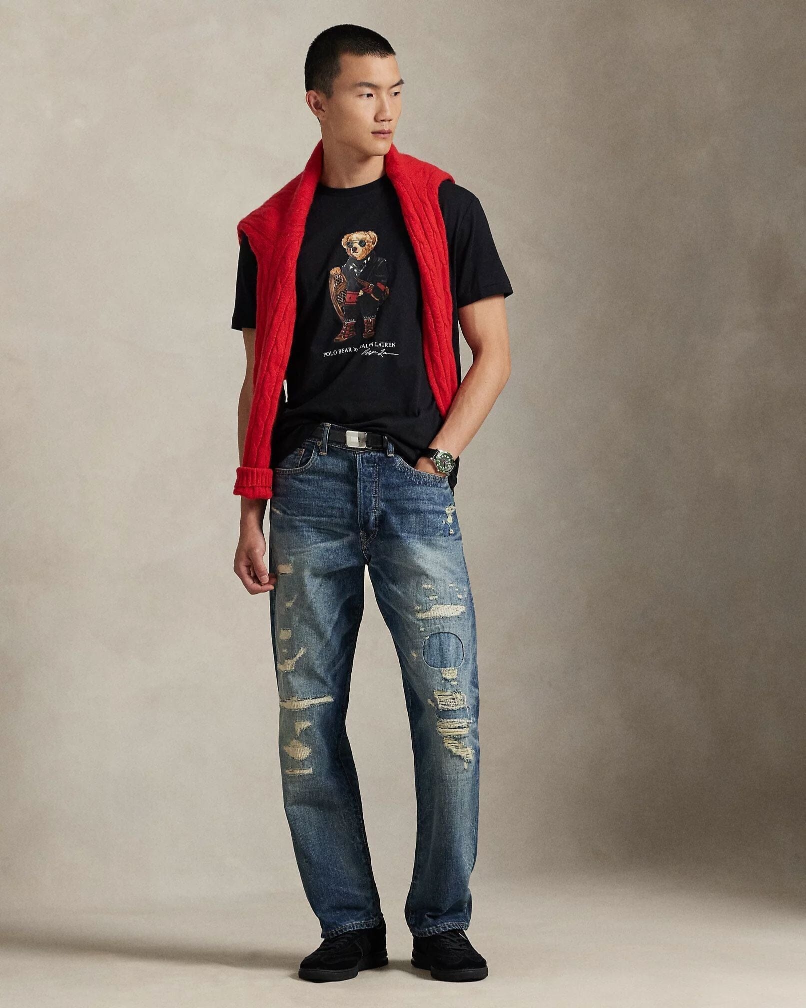 Classic Fit Polo Bear Jersey T-Shirt