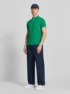 Custom Slim Fit Mesh Polo Shirt