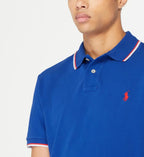 Custom Slim Fit Mesh Polo Shirt