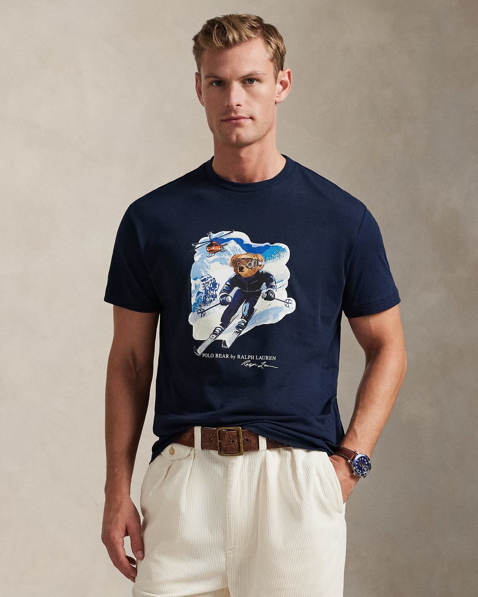 Polo Bear Jersey T-Shirt In A Classic Fit