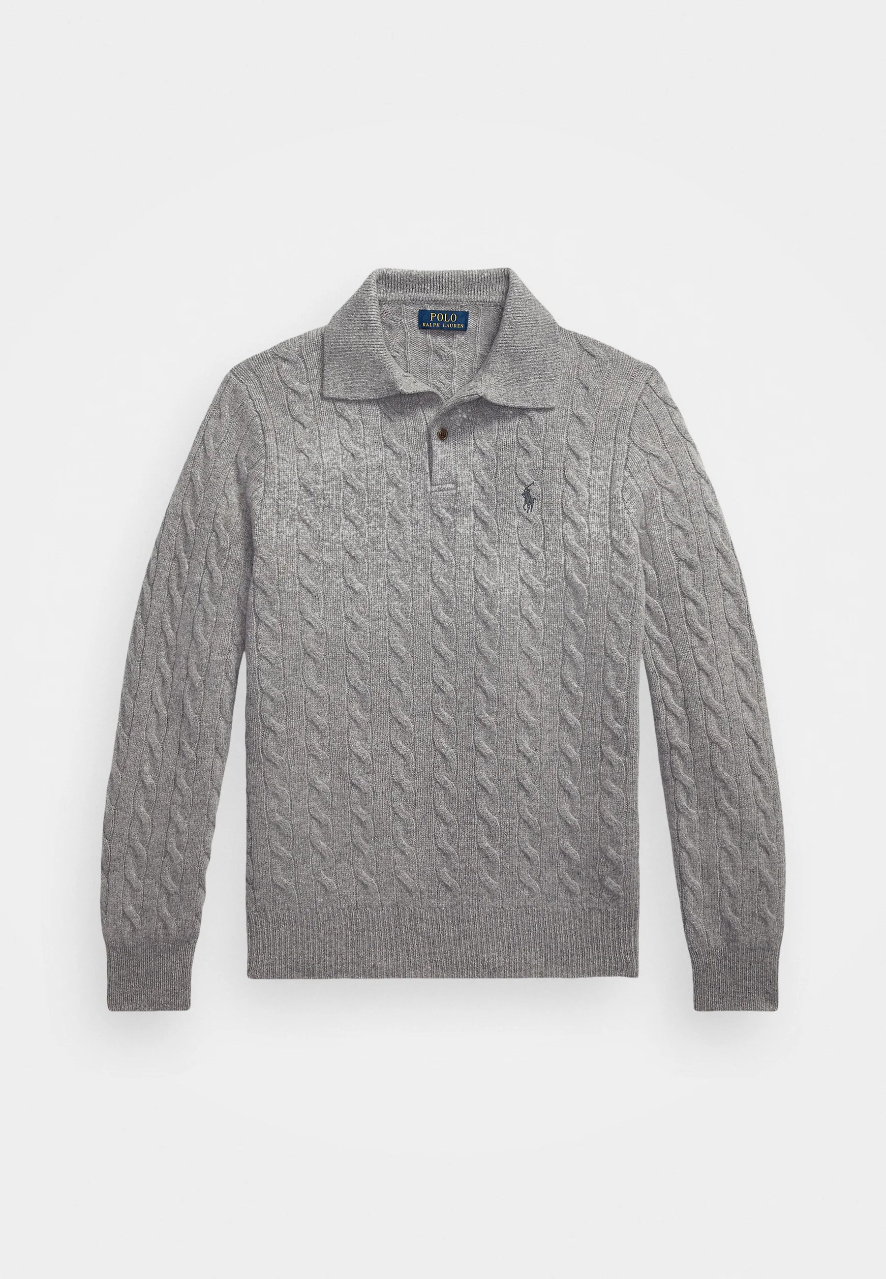 Wool–Cashmere Cable-Knit Jumper