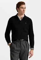 Wool–Cashmere Cable-Knit Jumper