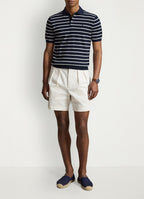 Knitted polo shirt