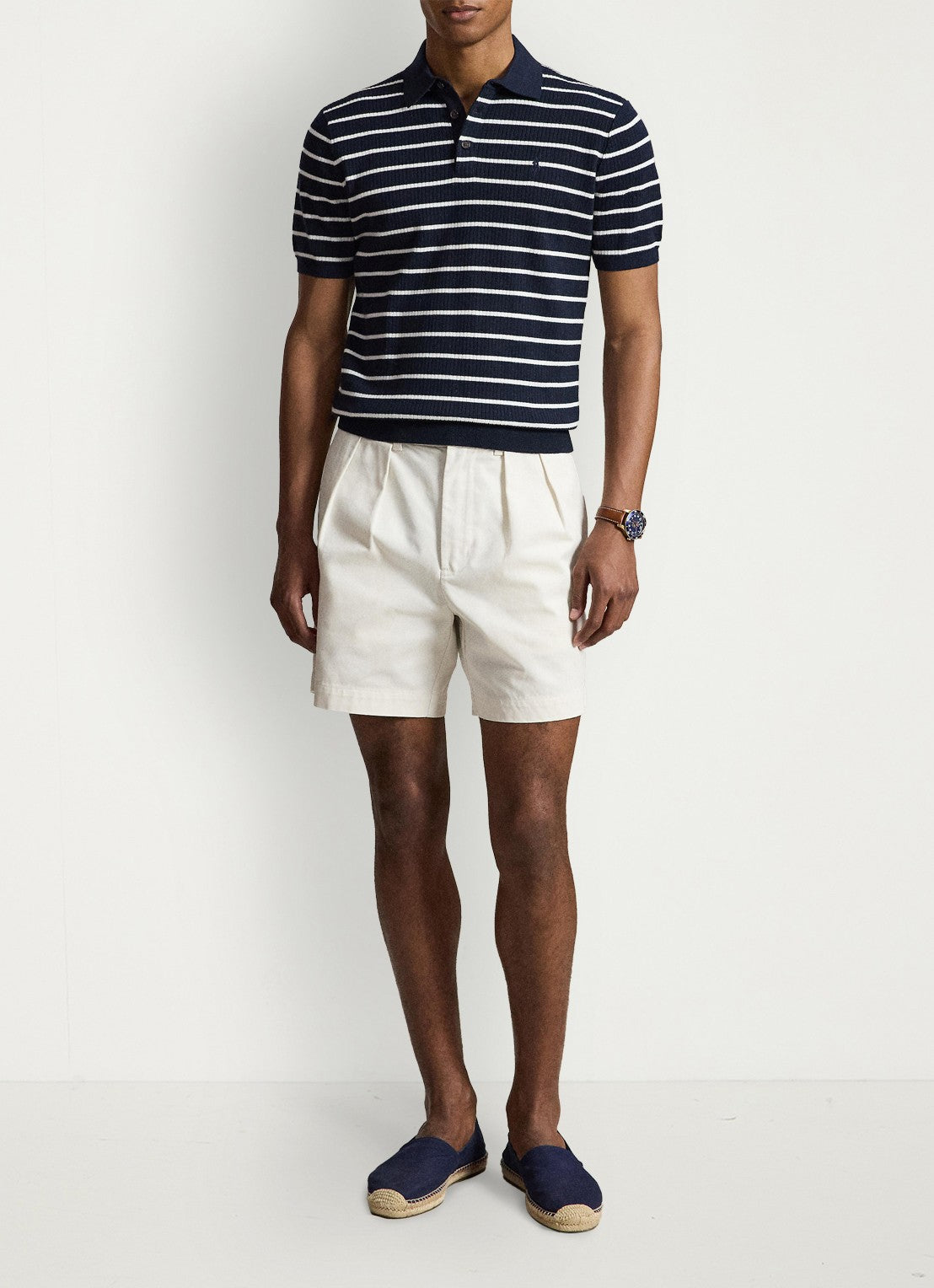 Knitted polo shirt