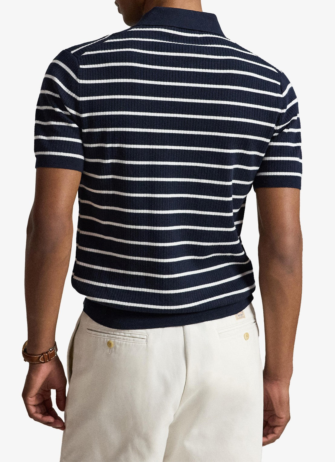 Knitted polo shirt