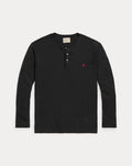 Slub jersey henley-shirt