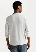 Slub jersey henley-shirt