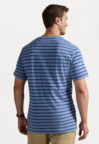 Striped Jersey Crewneck T-Shirt